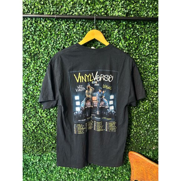 Vinyl Verse Summer Tour Tshirt Wiz Khalifa Logic Size Large - Picture 3 of 3